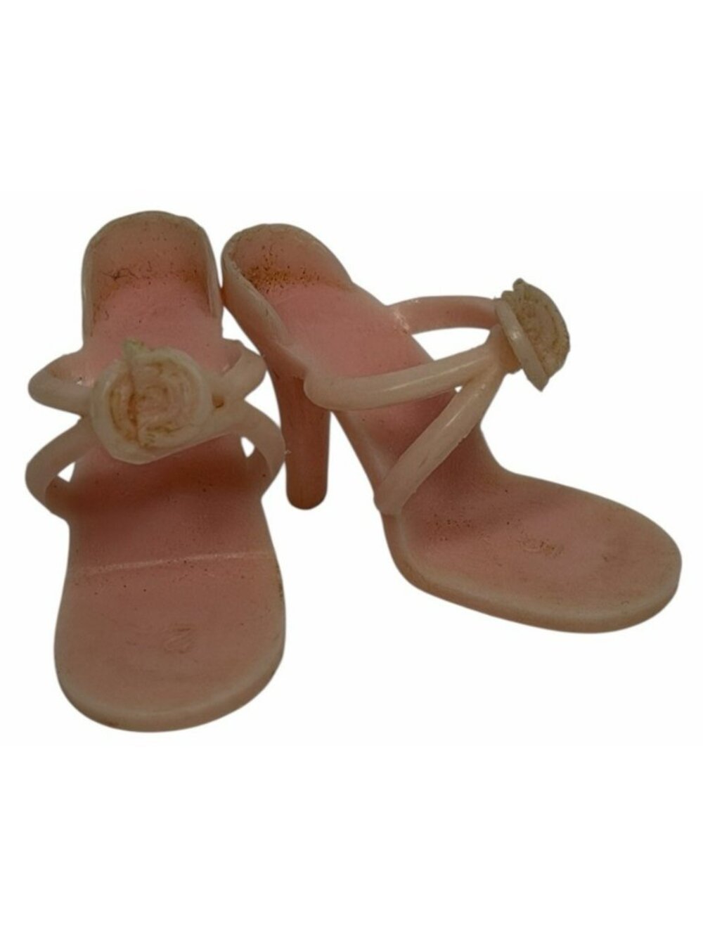 Vintage 1950s PINK High Heel 10" Fashion Doll Shoes Little Miss Revlon Jill+MORE